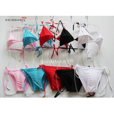 Hot Wholesale Promotion Cheap  2016 Strappy Halters Tiny Bikini swimwear