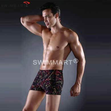 Classic Model Newest Cool Prints Elastic ties Large Men Big size Sexy mens Shorts Swimwear