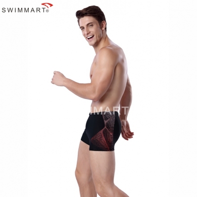 Dot imprint Elastic Band adjustable ties High Quality Lycra men Swim trunks